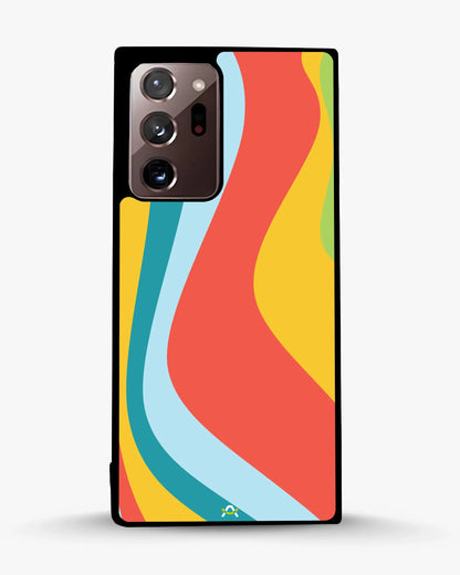 Retro Wavy Stripes Phone Case - Multicolor 70s Print for iPhone, Samsung, Pixel, OnePlus & Vivo