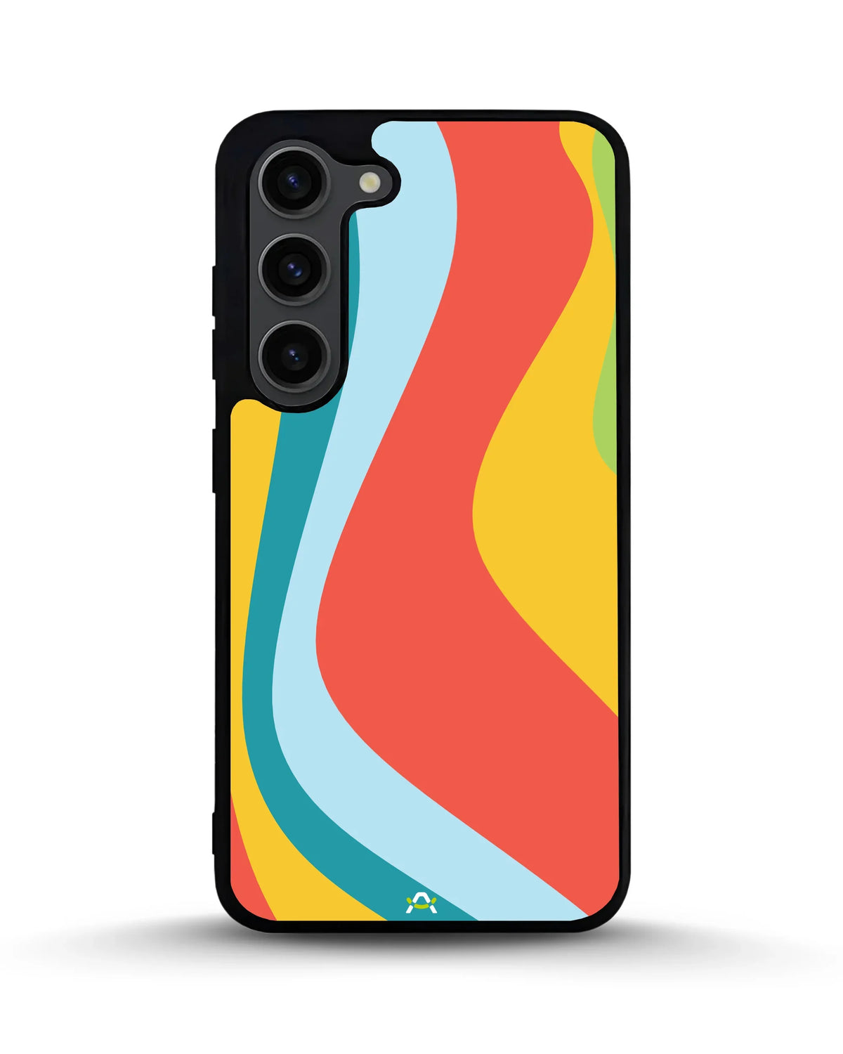 Retro Wavy Stripes Phone Case - Multicolor 70s Print for iPhone, Samsung, Pixel, OnePlus & Vivo