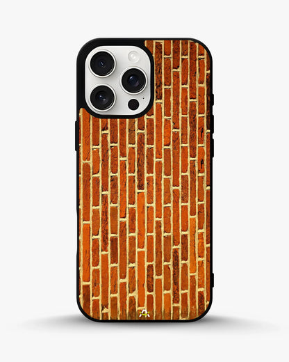 Rustic Red Brick Phone Case - Warm Masonry Print for iPhone, Samsung, Pixel, OnePlus & Vivo