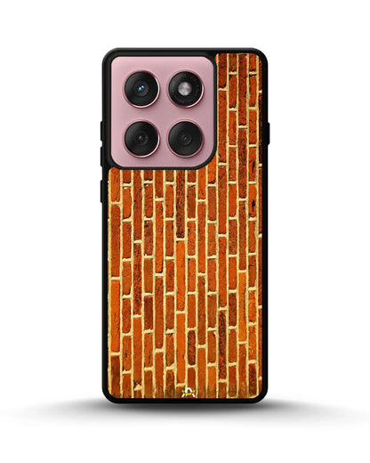 Rustic Red Brick Phone Case - Warm Masonry Print for iPhone, Samsung, Pixel, OnePlus & Vivo