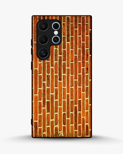 Rustic Red Brick Phone Case - Warm Masonry Print for iPhone, Samsung, Pixel, OnePlus & Vivo