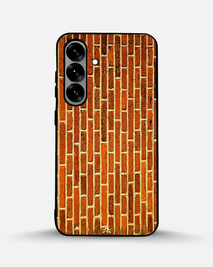 Rustic Red Brick Phone Case - Warm Masonry Print for iPhone, Samsung, Pixel, OnePlus & Vivo