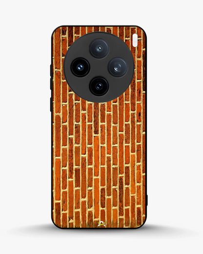 Rustic Red Brick Phone Case - Warm Masonry Print for iPhone, Samsung, Pixel, OnePlus & Vivo