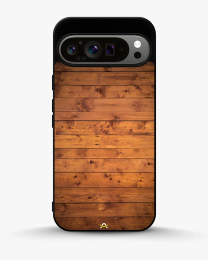 Rustic Wooden Planks Phone Case - Warm Wood Grain Print for iPhone, Samsung, Pixel, OnePlus & Vivo