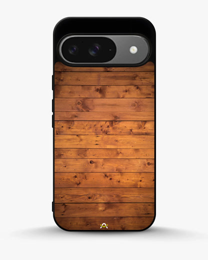 Rustic Wooden Planks Phone Case - Warm Wood Grain Print for iPhone, Samsung, Pixel, OnePlus & Vivo
