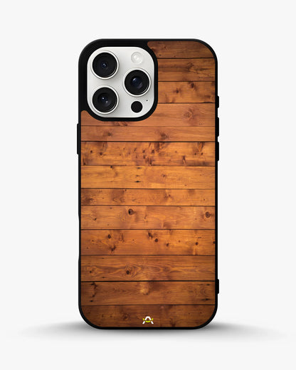 Rustic Wooden Planks Phone Case - Warm Wood Grain Print for iPhone, Samsung, Pixel, OnePlus & Vivo