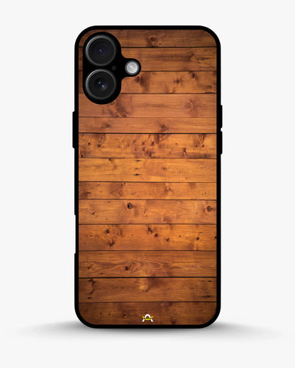 Rustic Wooden Planks Phone Case - Warm Wood Grain Print for iPhone, Samsung, Pixel, OnePlus & Vivo