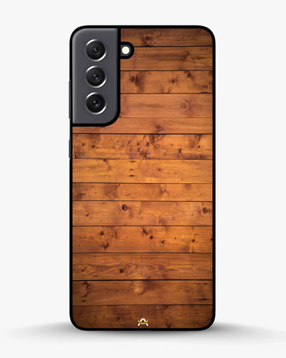 Rustic Wooden Planks Phone Case - Warm Wood Grain Print for iPhone, Samsung, Pixel, OnePlus & Vivo