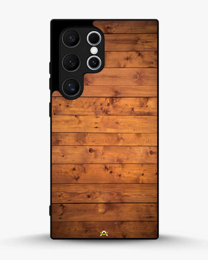 Rustic Wooden Planks Phone Case - Warm Wood Grain Print for iPhone, Samsung, Pixel, OnePlus & Vivo