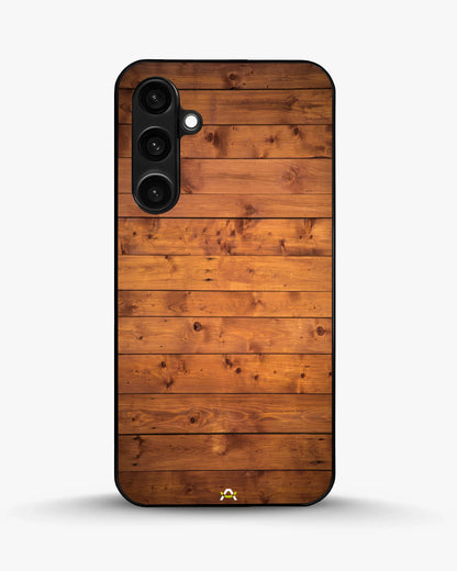 Rustic Wooden Planks Phone Case - Warm Wood Grain Print for iPhone, Samsung, Pixel, OnePlus & Vivo