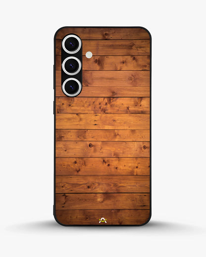 Rustic Wooden Planks Phone Case - Warm Wood Grain Print for iPhone, Samsung, Pixel, OnePlus & Vivo