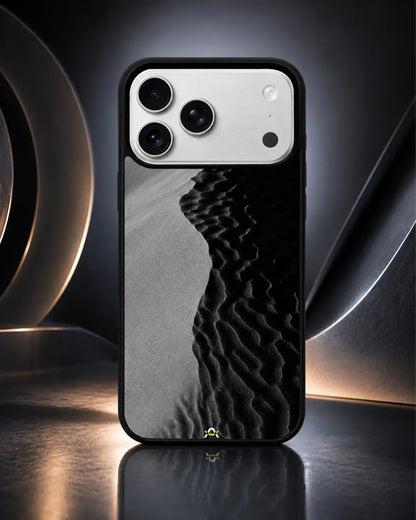 Sand Dunes Phone Case - Monochrome Black & White Print for iPhone, Samsung, Pixel, OnePlus & Vivo