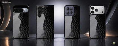 Sand Dunes Phone Case - Monochrome Black & White Print for iPhone, Samsung, Pixel, OnePlus & Vivo
