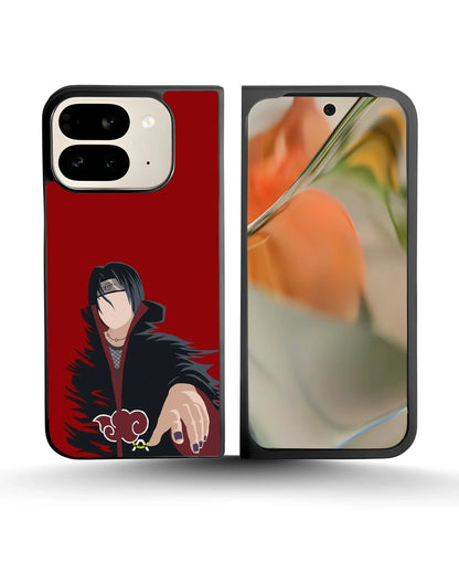 Shadow Ninja Warrior Phone Case - Black & Red Print for iPhone, Samsung, Pixel, OnePlus & Vivo