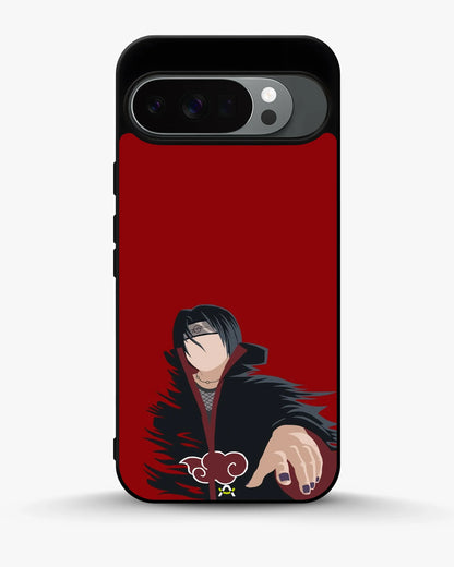 Shadow Ninja Warrior Phone Case - Black & Red Print for iPhone, Samsung, Pixel, OnePlus & Vivo