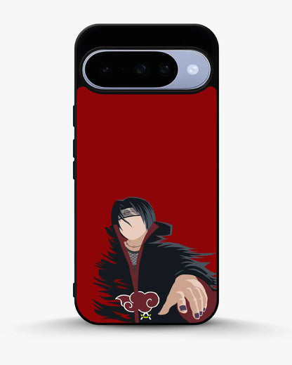 Shadow Ninja Warrior Phone Case - Black & Red Print for iPhone, Samsung, Pixel, OnePlus & Vivo