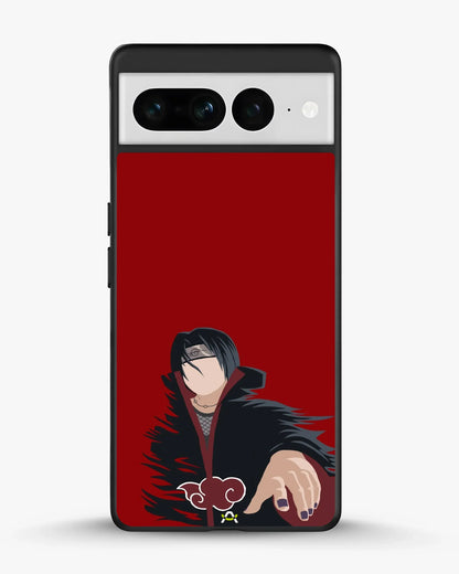 Shadow Ninja Warrior Phone Case - Black & Red Print for iPhone, Samsung, Pixel, OnePlus & Vivo