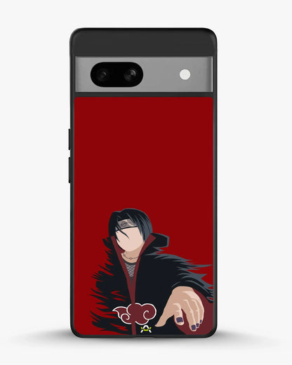 Shadow Ninja Warrior Phone Case - Black & Red Print for iPhone, Samsung, Pixel, OnePlus & Vivo