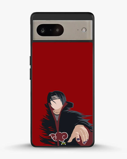 Shadow Ninja Warrior Phone Case - Black & Red Print for iPhone, Samsung, Pixel, OnePlus & Vivo
