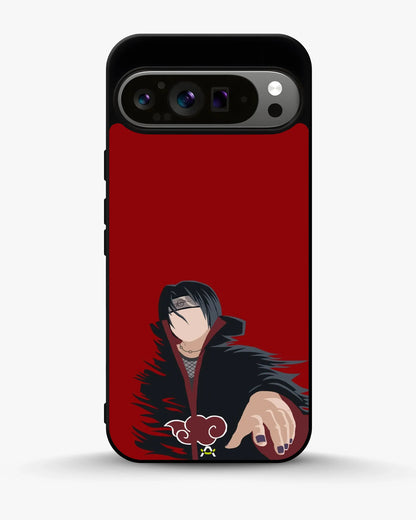 Shadow Ninja Warrior Phone Case - Black & Red Print for iPhone, Samsung, Pixel, OnePlus & Vivo