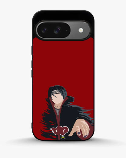 Shadow Ninja Warrior Phone Case - Black & Red Print for iPhone, Samsung, Pixel, OnePlus & Vivo