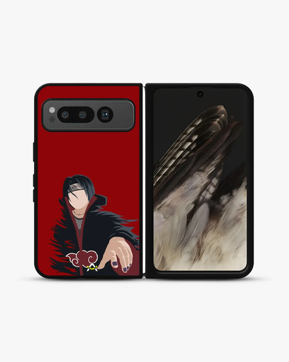 Shadow Ninja Warrior Phone Case - Black & Red Print for iPhone, Samsung, Pixel, OnePlus & Vivo