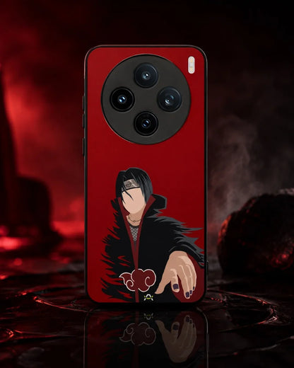 Shadow Ninja Warrior Phone Case - Black & Red Print for iPhone, Samsung, Pixel, OnePlus & Vivo