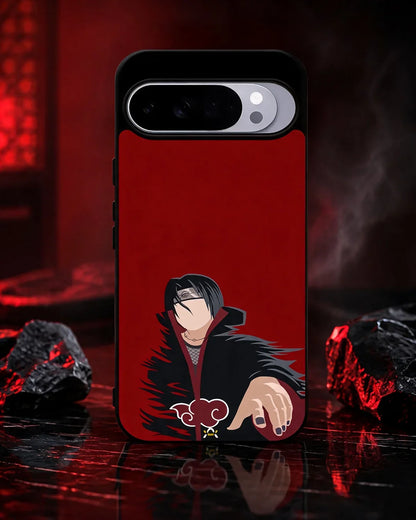 Shadow Ninja Warrior Phone Case - Black & Red Print for iPhone, Samsung, Pixel, OnePlus & Vivo