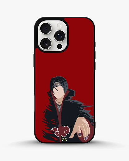 Shadow Ninja Warrior Phone Case - Black & Red Print for iPhone, Samsung, Pixel, OnePlus & Vivo