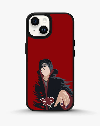 Shadow Ninja Warrior Phone Case - Black & Red Print for iPhone, Samsung, Pixel, OnePlus & Vivo