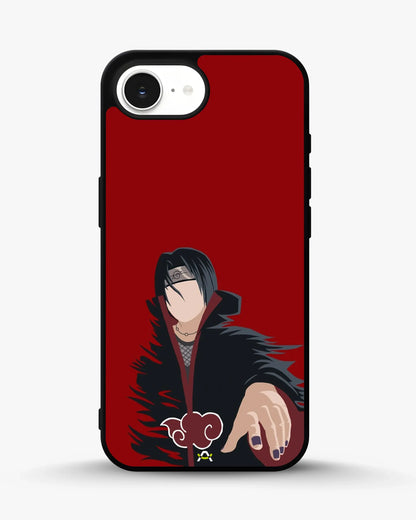 Shadow Ninja Warrior Phone Case - Black & Red Print for iPhone, Samsung, Pixel, OnePlus & Vivo
