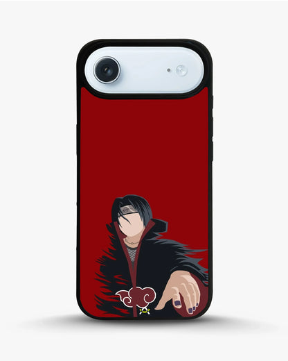 Shadow Ninja Warrior Phone Case - Black & Red Print for iPhone, Samsung, Pixel, OnePlus & Vivo