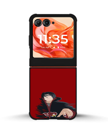 Shadow Ninja Warrior Phone Case - Black & Red Print for iPhone, Samsung, Pixel, OnePlus & Vivo