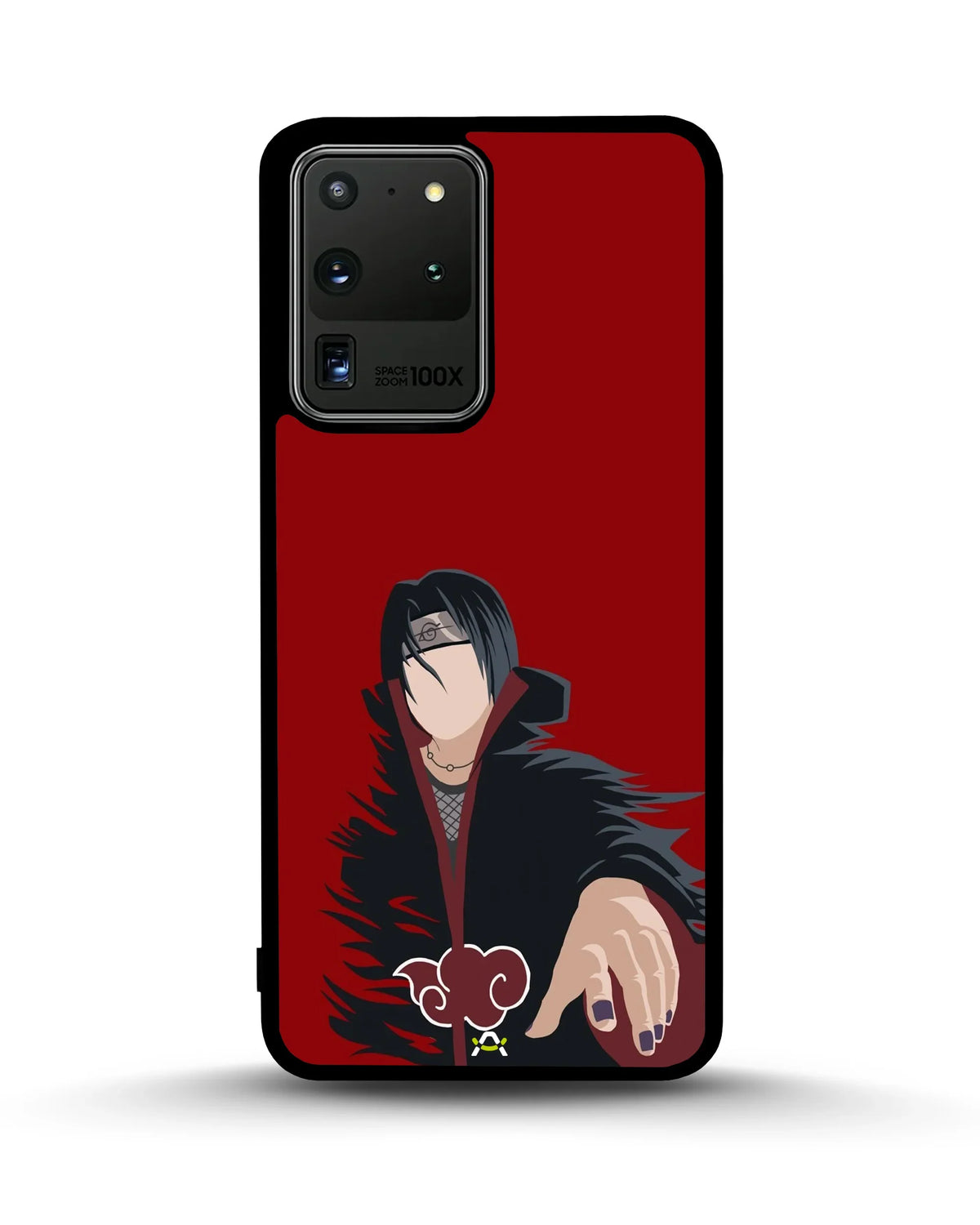 Shadow Ninja Warrior Phone Case - Black & Red Print for iPhone, Samsung, Pixel, OnePlus & Vivo