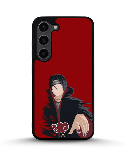 Shadow Ninja Warrior Phone Case - Black & Red Print for iPhone, Samsung, Pixel, OnePlus & Vivo