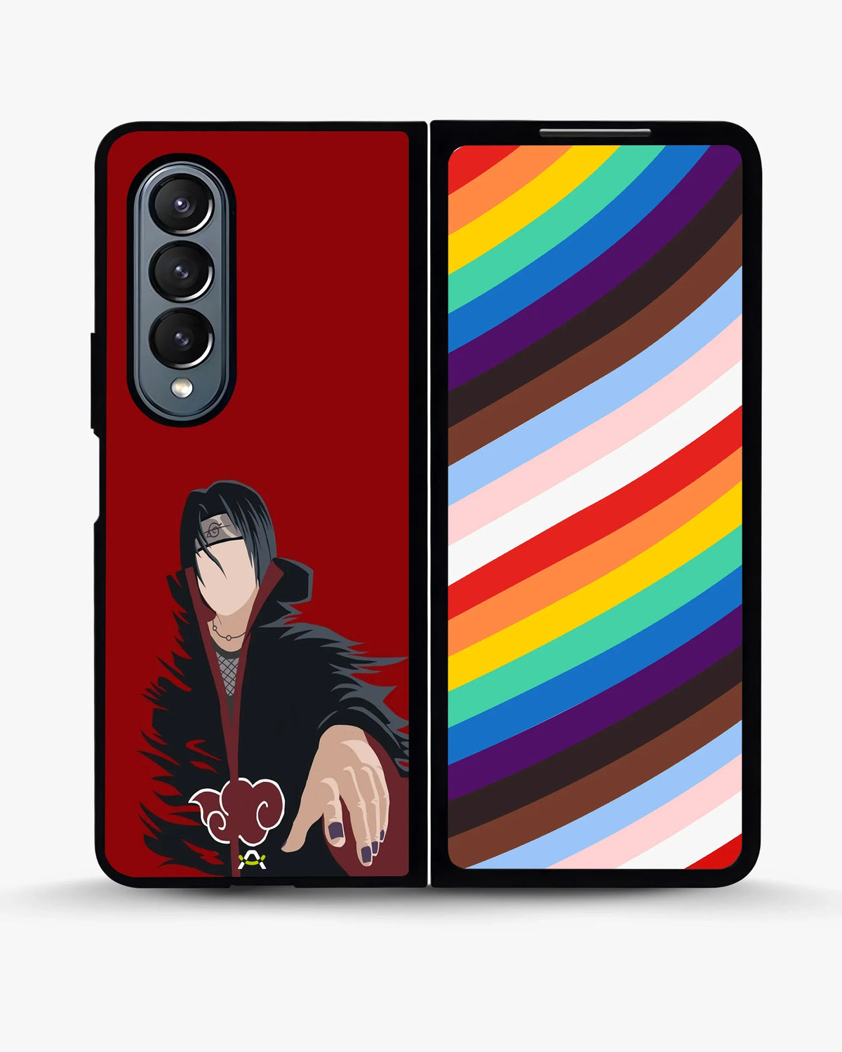 Shadow Ninja Warrior Phone Case - Black & Red Print for iPhone, Samsung, Pixel, OnePlus & Vivo