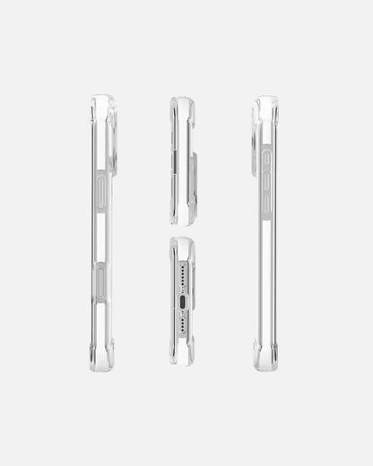 MagClear ShockGuard Case for iPhone 16 Pro Max – Transparent with White Reinforced Edges
