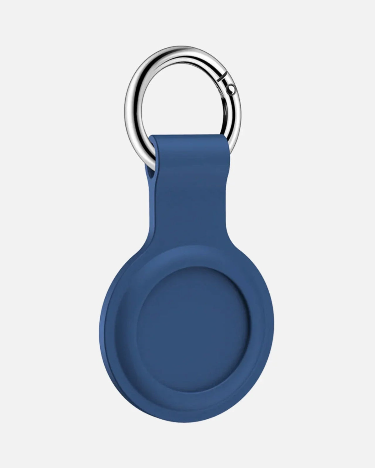 Silicone AirTag Holder Keychain – Universal – Lilac – with Secure Ring