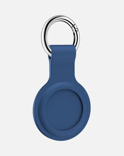 Silicone AirTag Holder Keychain – Universal – Lilac – with Secure Ring