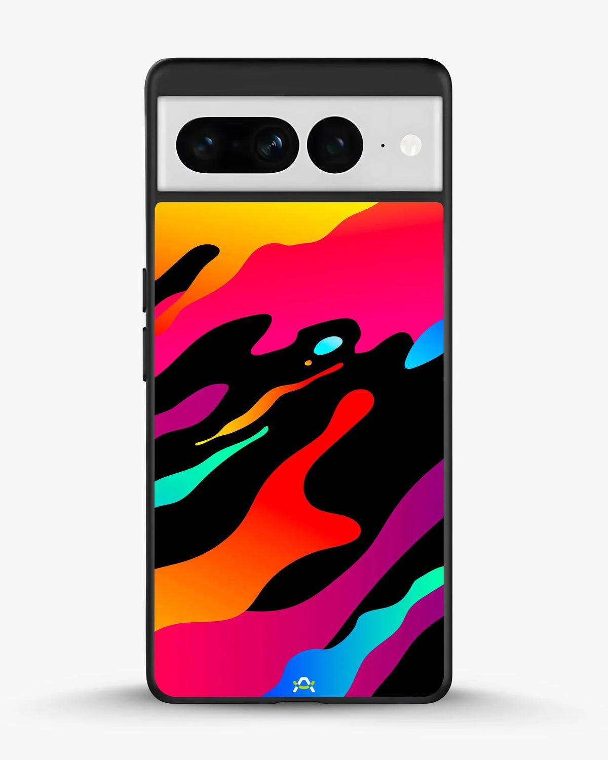 Abstract Fluid Splash Phone Case - Vibrant Multicolor Print for iPhone, Samsung, Pixel, OnePlus & Vivo