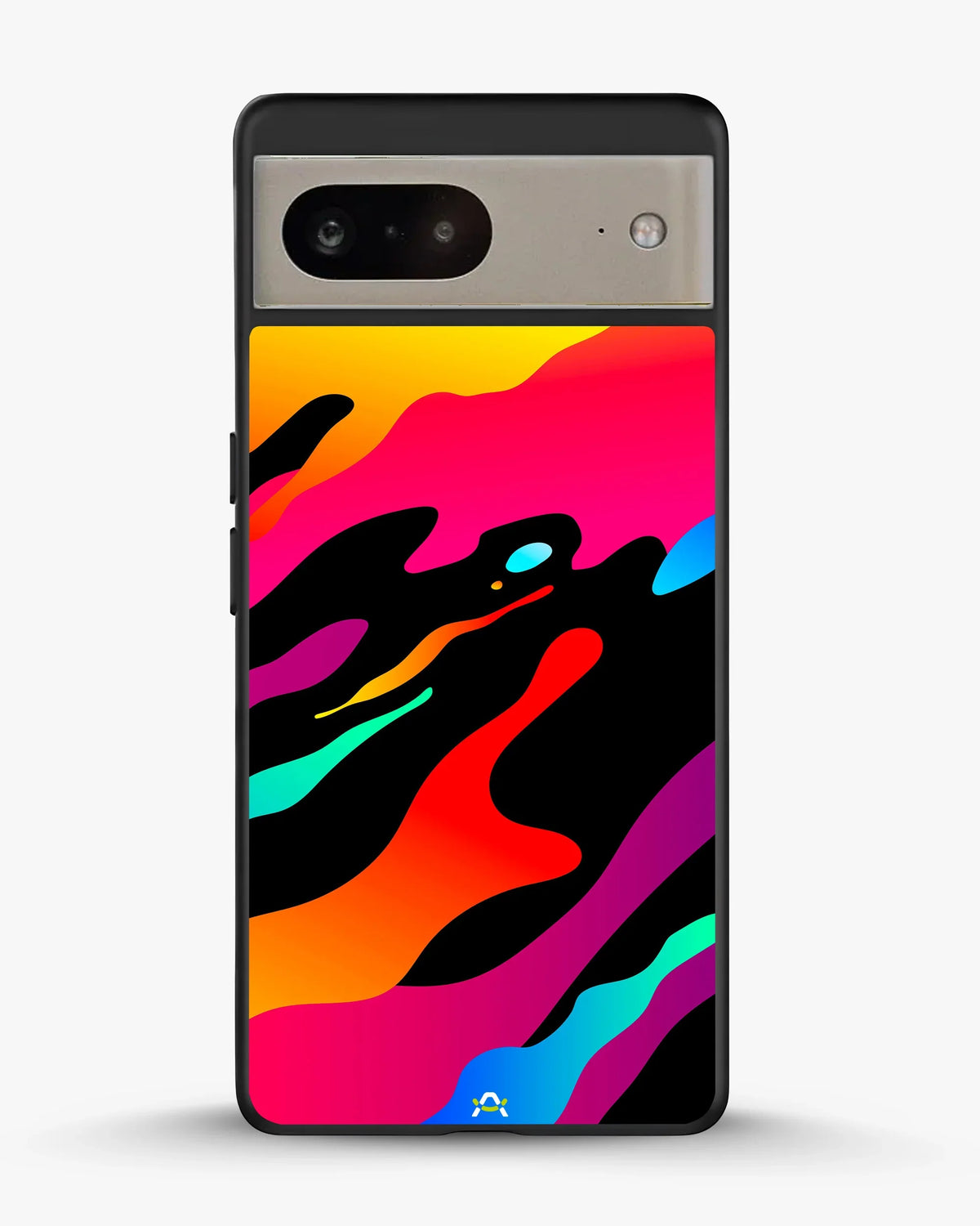 Abstract Fluid Splash Phone Case - Vibrant Multicolor Print for iPhone, Samsung, Pixel, OnePlus & Vivo