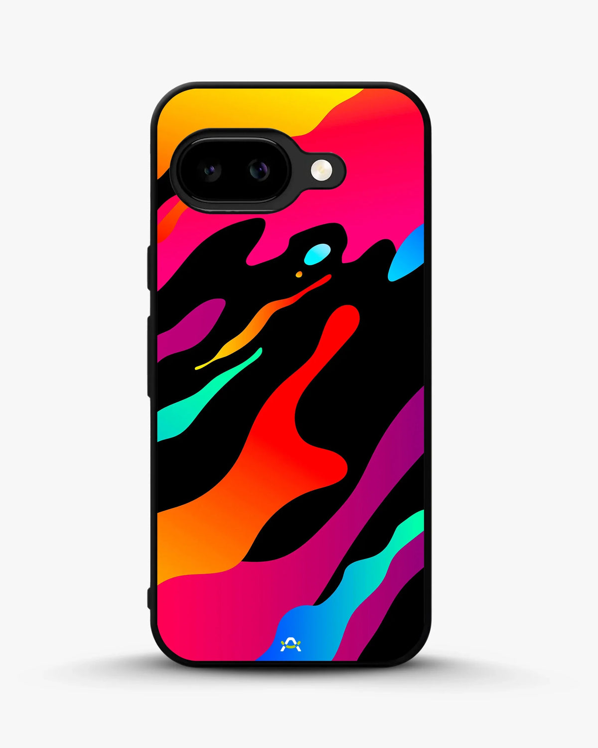 Abstract Fluid Splash Phone Case - Vibrant Multicolor Print for iPhone, Samsung, Pixel, OnePlus & Vivo