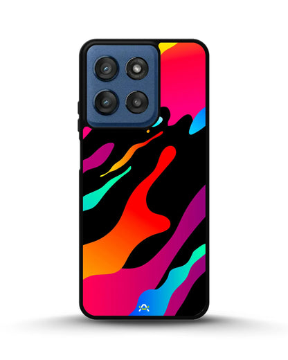 Abstract Fluid Splash Phone Case - Vibrant Multicolor Print for iPhone, Samsung, Pixel, OnePlus & Vivo