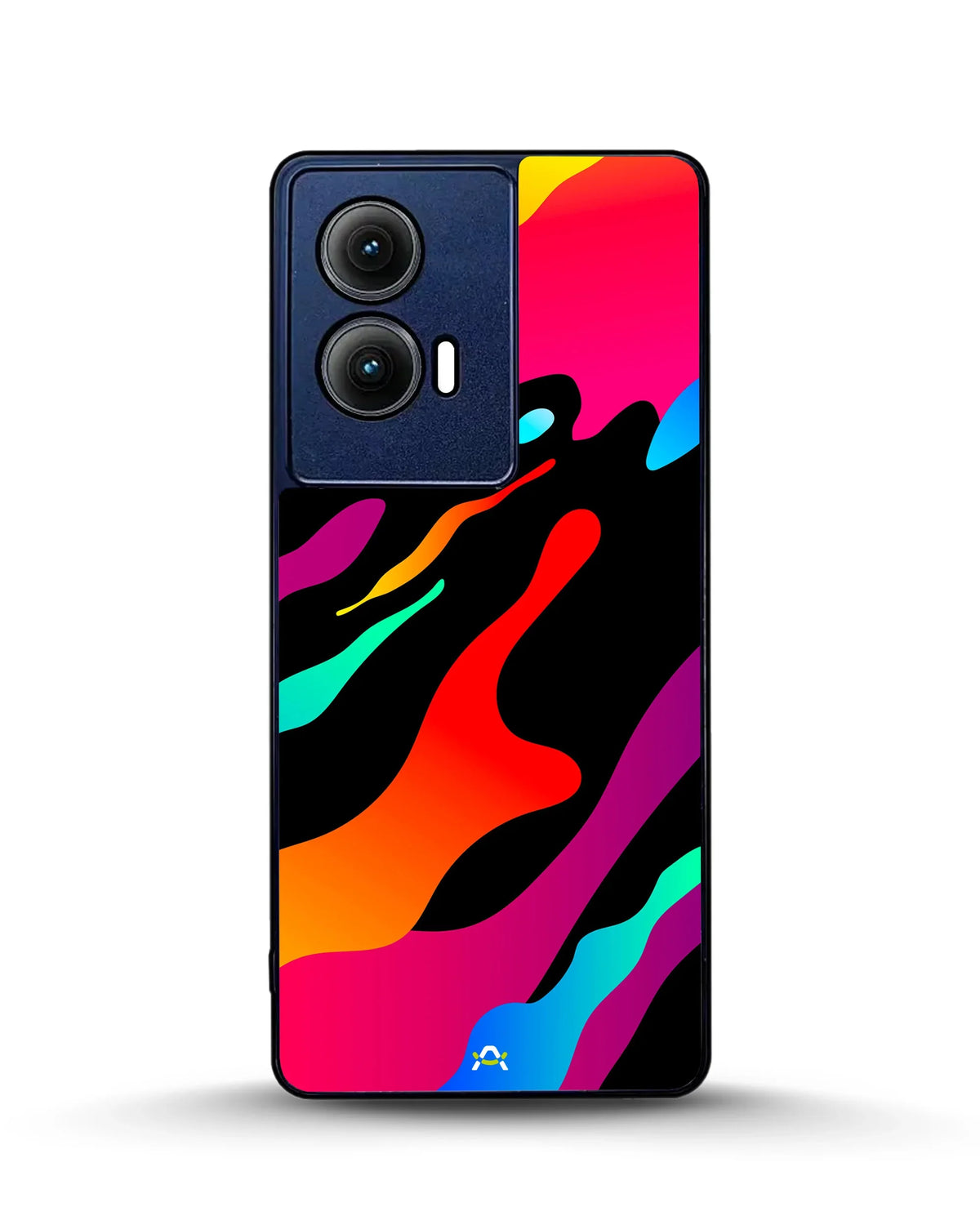 Abstract Fluid Splash Phone Case - Vibrant Multicolor Print for iPhone, Samsung, Pixel, OnePlus & Vivo