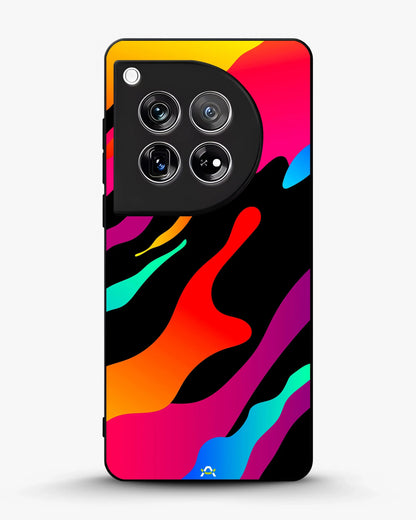 Abstract Fluid Splash Phone Case - Vibrant Multicolor Print for iPhone, Samsung, Pixel, OnePlus & Vivo