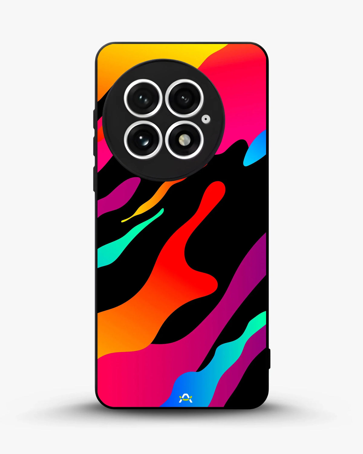 Abstract Fluid Splash Phone Case - Vibrant Multicolor Print for iPhone, Samsung, Pixel, OnePlus & Vivo