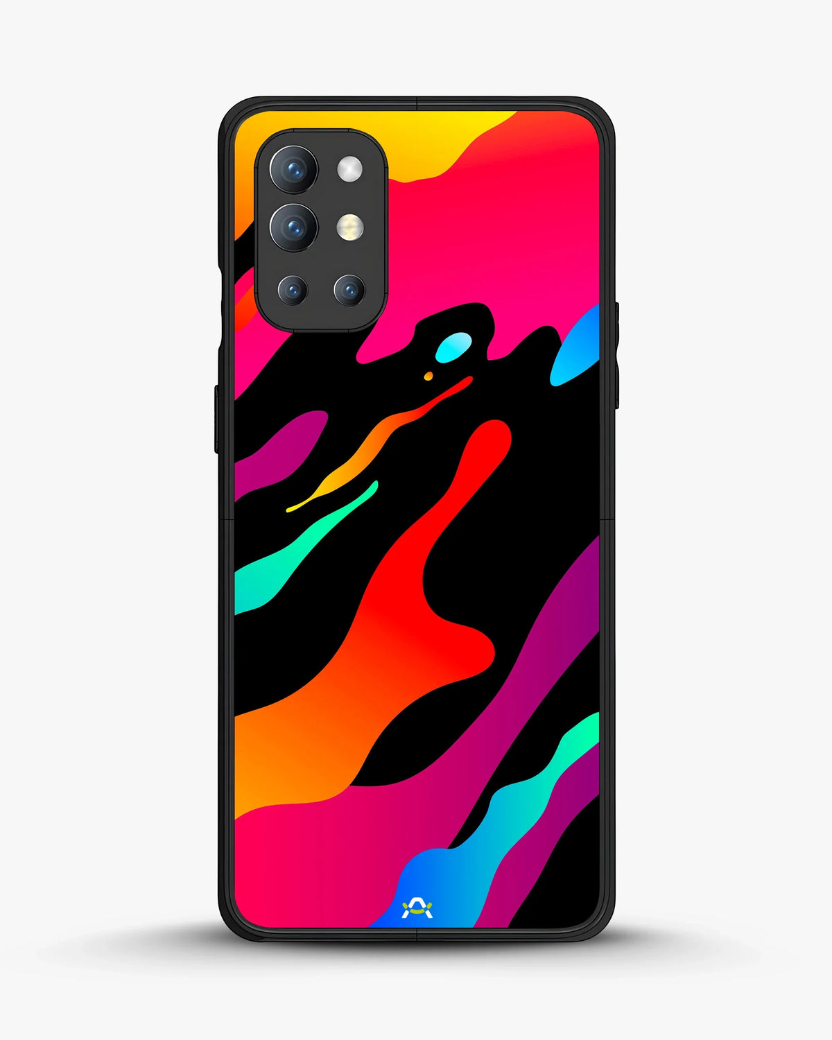 Abstract Fluid Splash Phone Case - Vibrant Multicolor Print for iPhone, Samsung, Pixel, OnePlus & Vivo