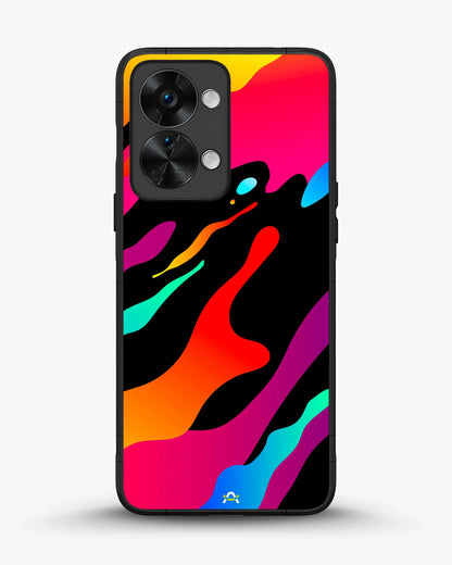 Abstract Fluid Splash Phone Case - Vibrant Multicolor Print for iPhone, Samsung, Pixel, OnePlus & Vivo