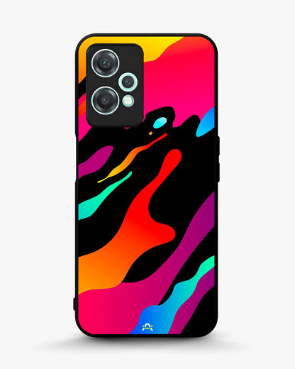 Abstract Fluid Splash Phone Case - Vibrant Multicolor Print for iPhone, Samsung, Pixel, OnePlus & Vivo