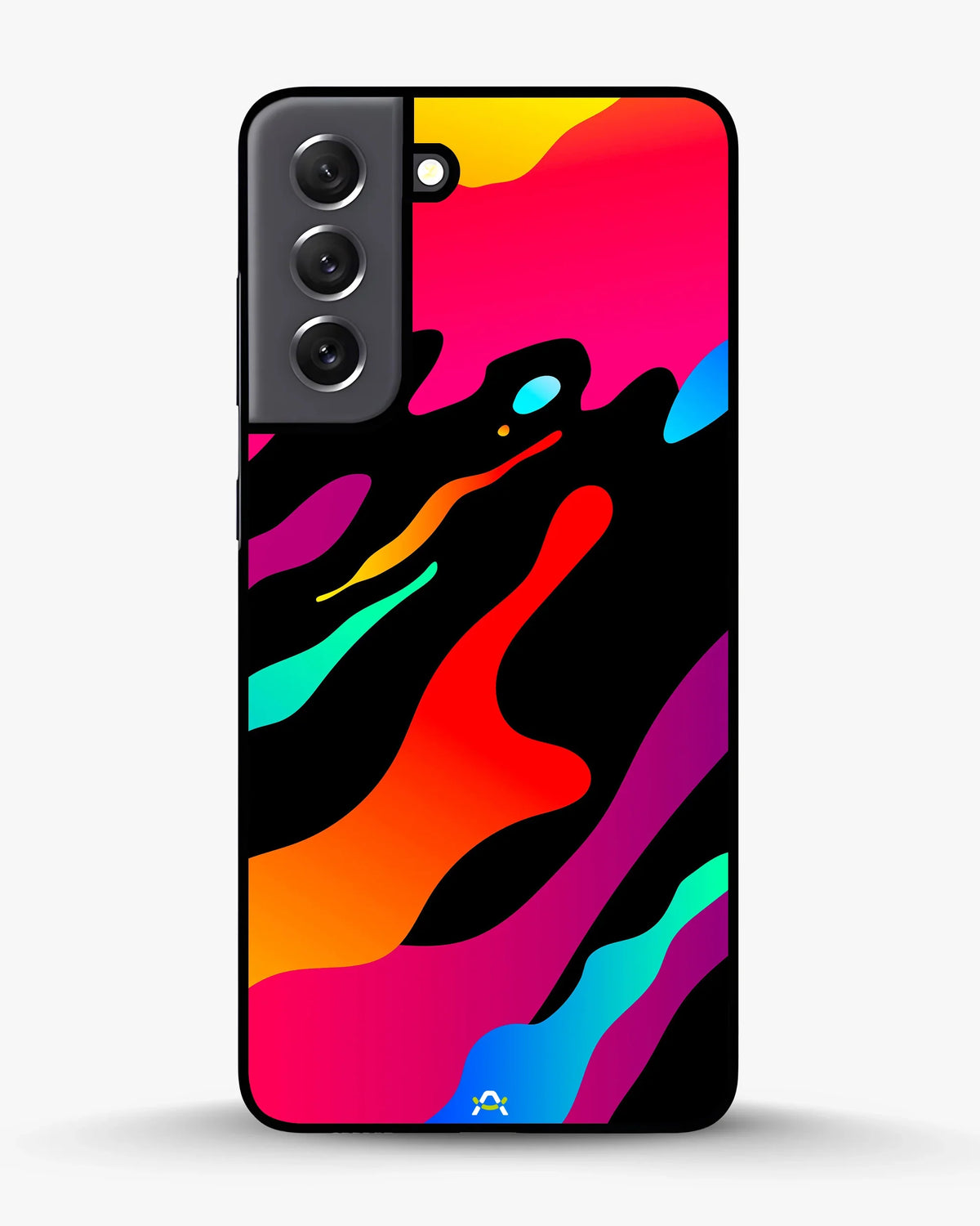 Abstract Fluid Splash Phone Case - Vibrant Multicolor Print for iPhone, Samsung, Pixel, OnePlus & Vivo